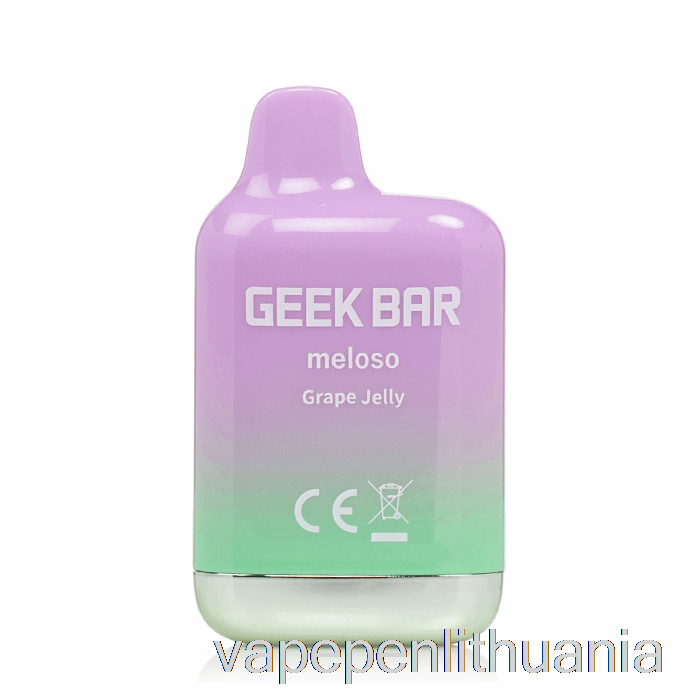 Geek Bar Meloso Mini 1500 Vienkartinis Vynuogių želė Vape Skystis
